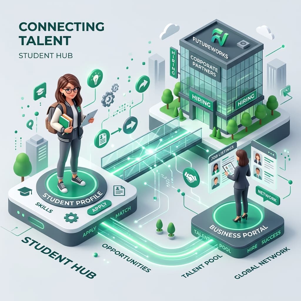 Connexion entre étudiants et entreprises